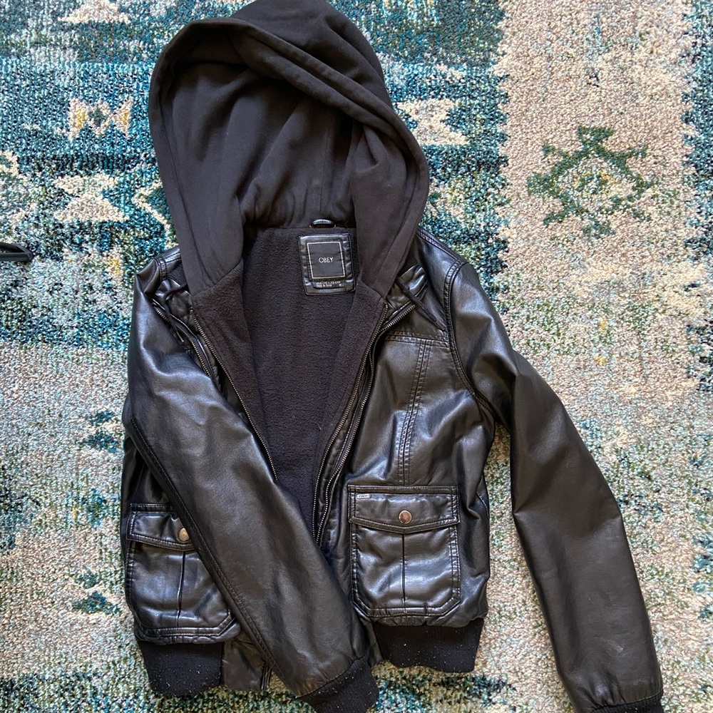 Obey Leather Jacket